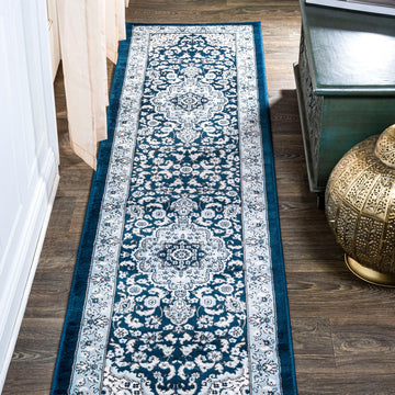 Palmette Modern Persian Floral Area Rug